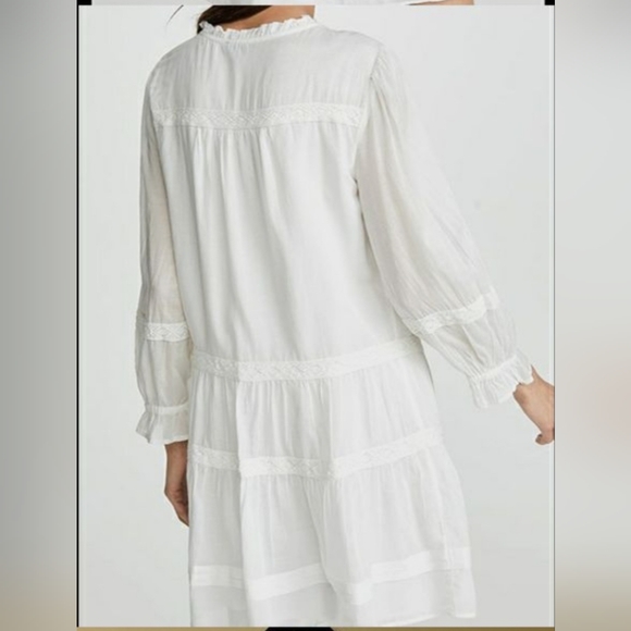 Paige Jaslene Tunics Dress in White. Size S - Picture 2 of 10